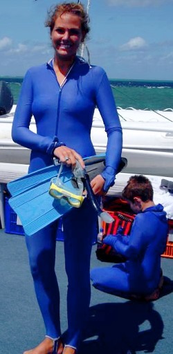 Lycra Stinger Swimsuit with mittens