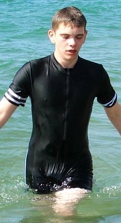 Lycra shorty unitard